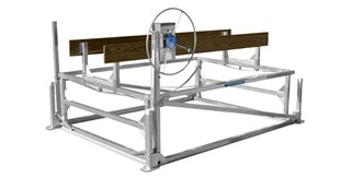 Cantilever Pontoon Lift with Rack Kit